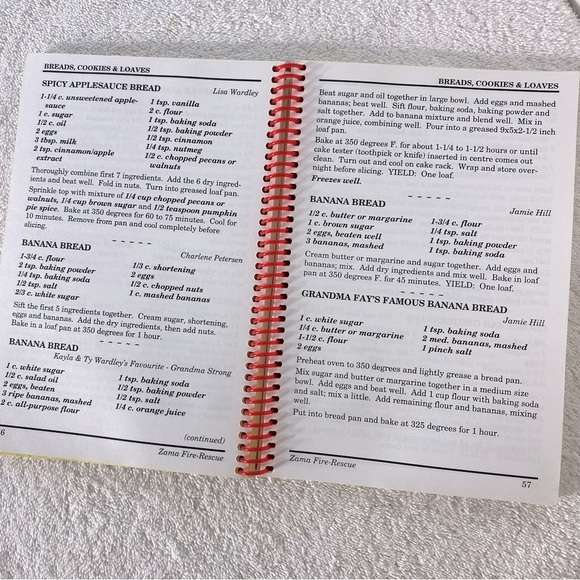 Vintage 1999 Firehouse Favourites Zama Fire & Rescue Cookbook - Picture 9 of 14